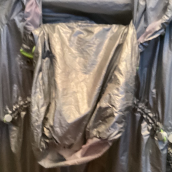 🤩❤️BNWT Zara recycle Capsule Program silver anorak. L. - Picture 3 of 6